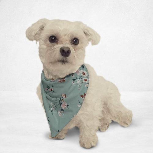 Soft White Flowers Bandana